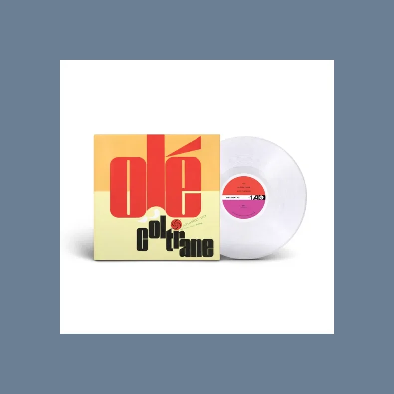 Ol� Coltrane - 2023 European Atlantic label Crystal Clear vinyl 3-track LP Reissue