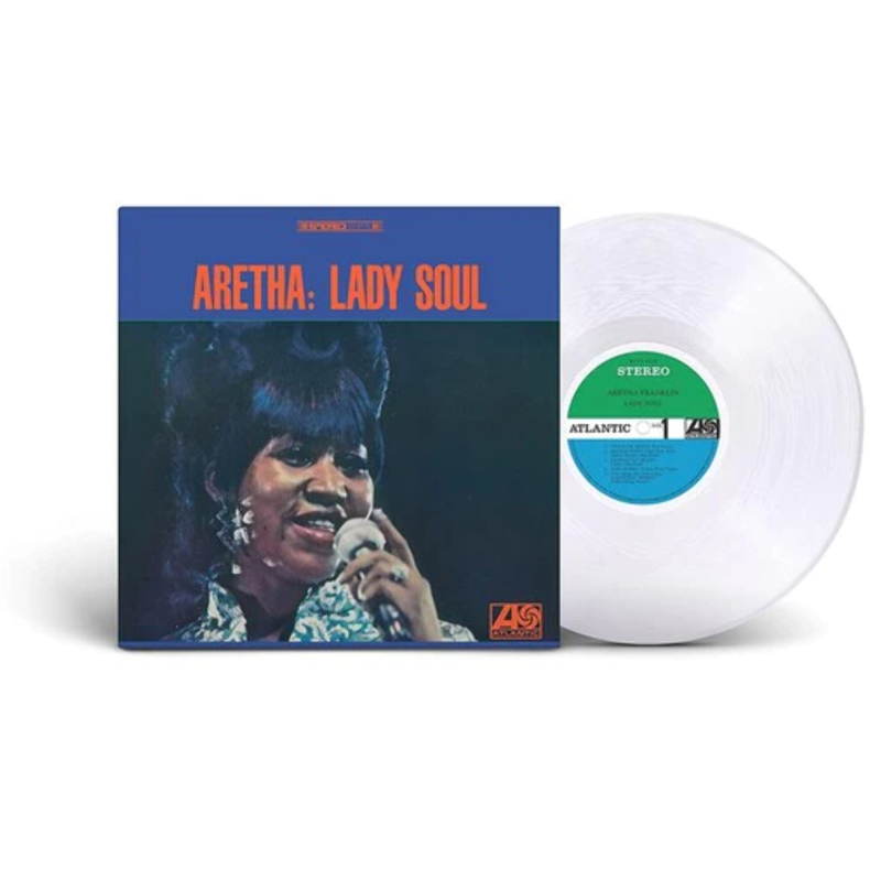 Lady Soul - 2023 European Atlantic label Crystal Clear vinyl 10-track LP Reissue