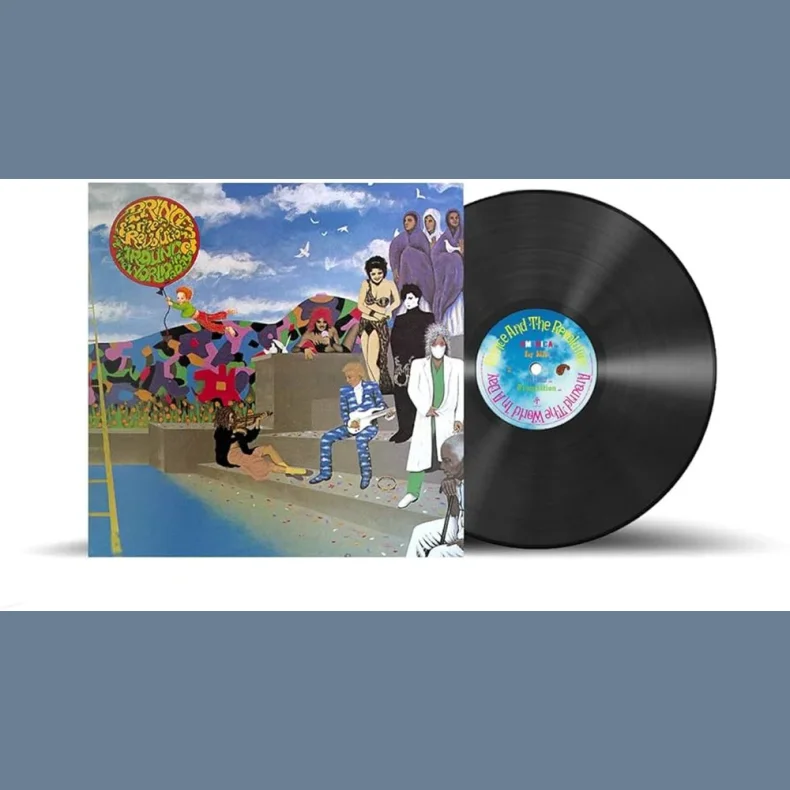 Around The World In A Day - 2020 European Paisley Park label 9-track LP Reissue