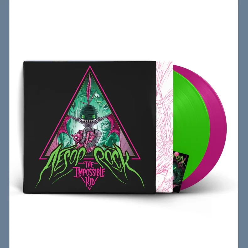 The Impossible Kid - 2016 US Rhymesayers label Green/Pink vinyl 15-track 2LP set