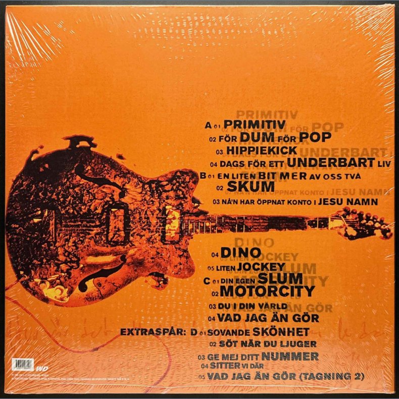 Primitiv - 2018 Swedish  Woah Dad! label Transparent Orange Red 18-track 2LP Set