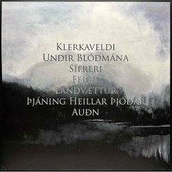 Audn (Au�n) - 2024 Icelandic Privately Pressed Blue &amp; Black Marble 7-track Reissue