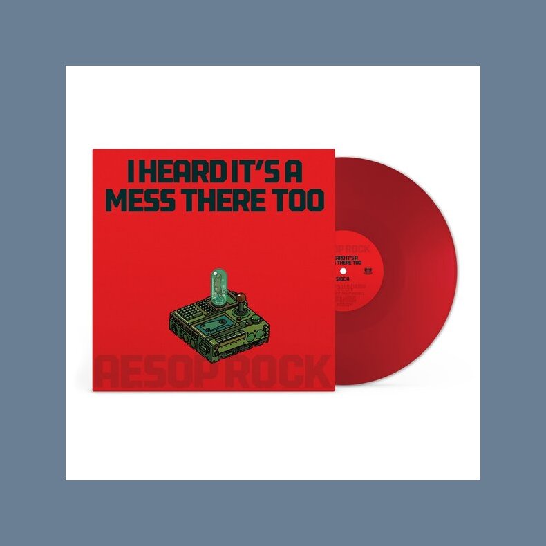 I Heard It's A Mess There Too - 2025 US Rhymesayers Records Apple Red Vinyl 12-track LP