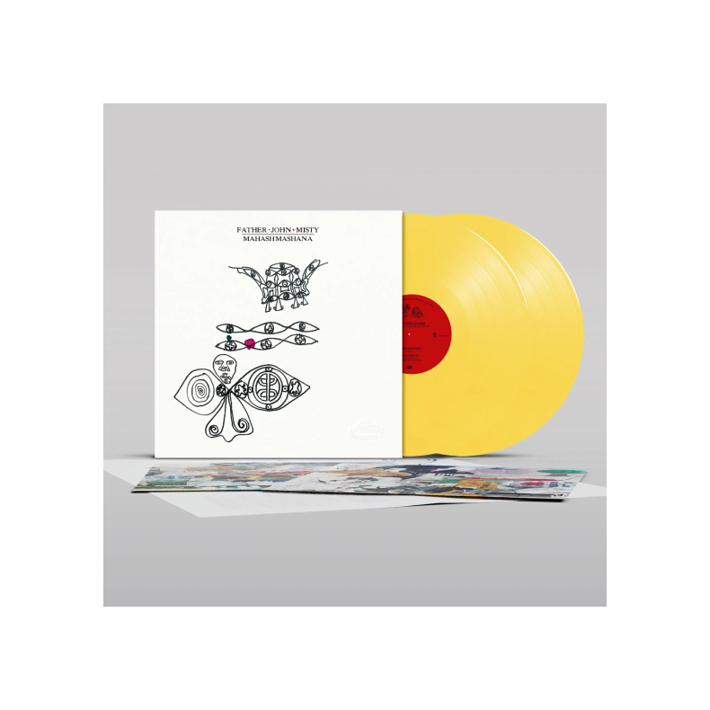 Mahashmashana - 2025 European Bella Union label Yellow vinyl 8-track 2LP Reissue