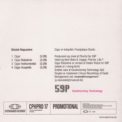 Cigar - 2004 Danish Copenhagen label 4-track Promotional Issue CD