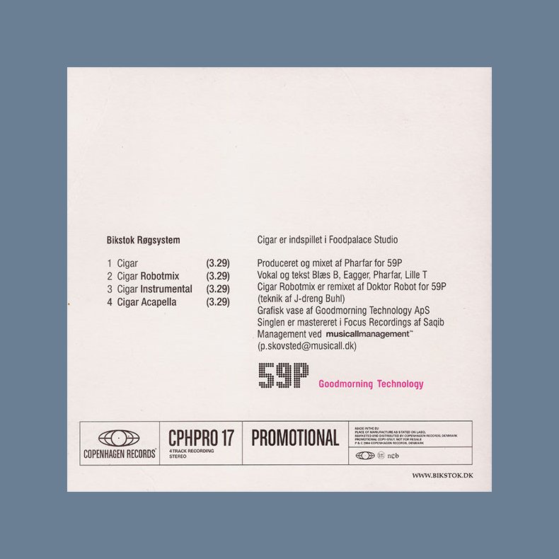 Cigar - 2004 Danish Copenhagen label 4-track Promotional Issue CD