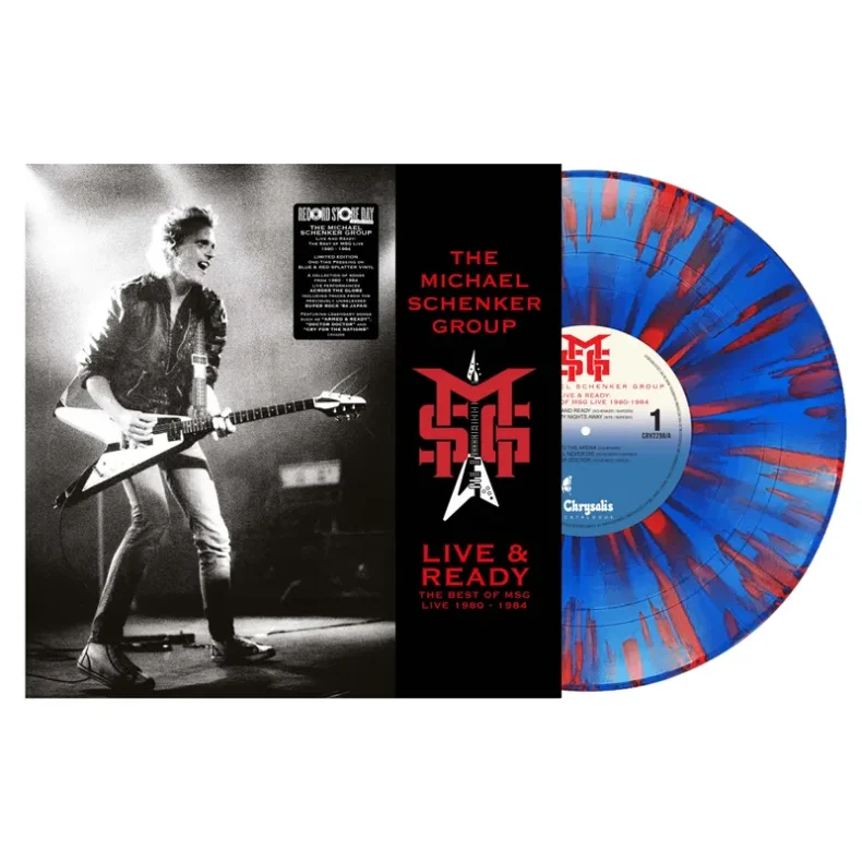 Live &amp; Ready: The Best of MSG - Live 1980-1984 - 2026 European Chrysalis label Splatter vinyl 11-track LP - RSD2026