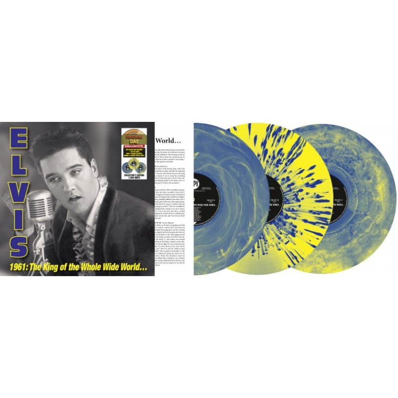 1961: The King of Whole Wild World - 2026 European Culture Factory label Blue/Yellow vinyl 66-track 3LP set - RSD2026