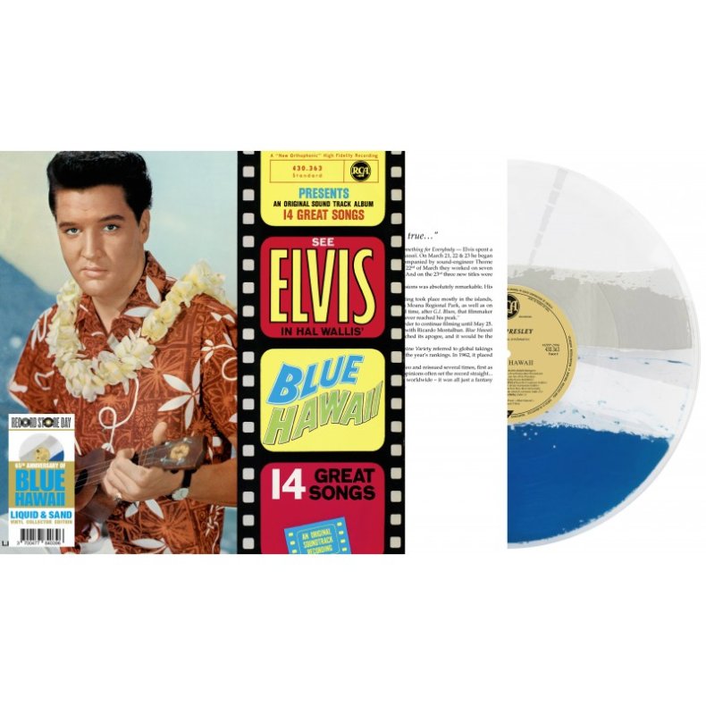 Blue Hawaii - 2026 European Culture Factory label Liquid vinyl 18-track LP - RSD2026