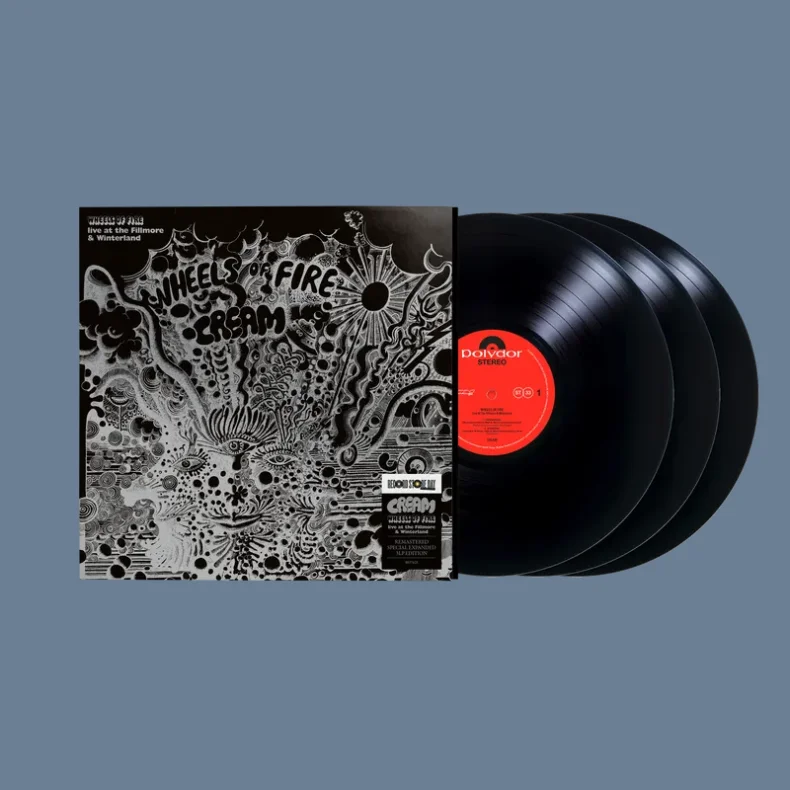Wheels Of Fire: Live At The Fillmore Auditorium &amp; Winterland Ballroom - 2026 European Polydor label 12-track 3LP set - RSD2026