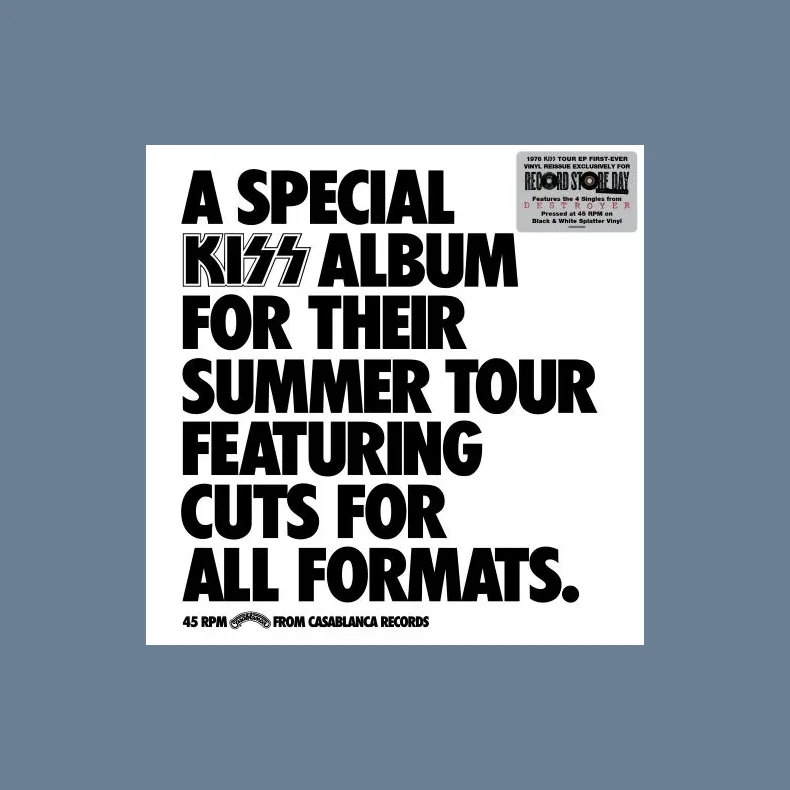 A Special KISS Tour Album - 2026 European Mercury label Splatter vinyl 4-track 12" - RSD2026