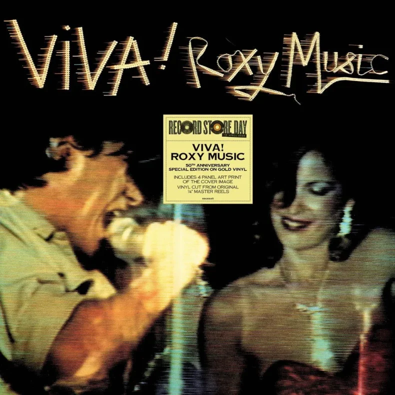 Viva! Roxy Music (50th Anniversary) - 2026 European EMI label Gold vinyl 8-track LP - RSD2026