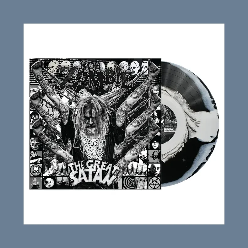 The Great Satan - 2026 European Nuclear Blact label Black/White Swirl vinyl 15-track LP