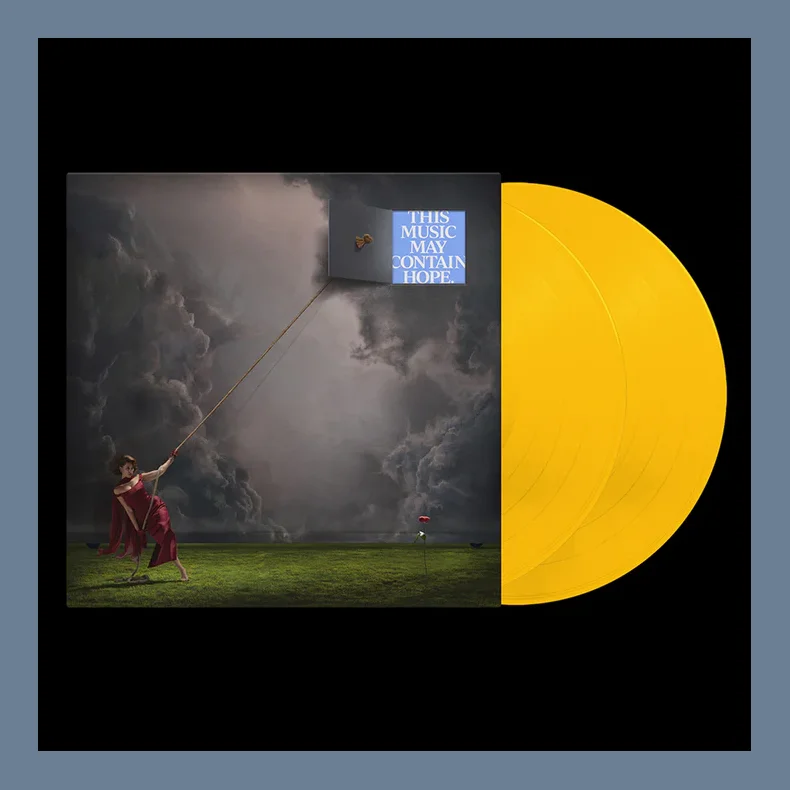 This Music May Contain Hope - 2026 UK Human Re Sources Marigold Yellow Vinyl 17-track 2LP Set