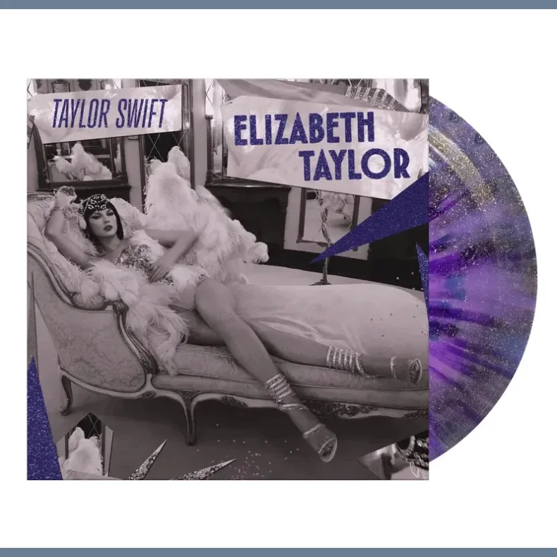 Elizabeth Taylor 2026 European Republic Records RSD Cry My Eyes Violet Glitter Vinyl 2-track 7" - RSD2026