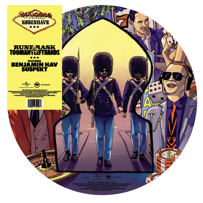 K�benhavn Feat. Suspekt &amp; Benjamin Hav 2026 Danish Universal Music Picture Vinyl 3-track 12"