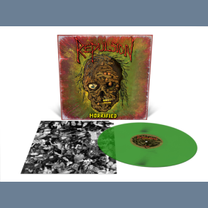 Horrified - 2025 US Relapse Records Translucent Green Vinyl 18-track LP Reissue