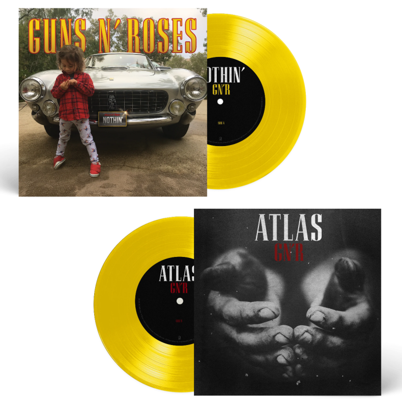 Nothin' / Atlas - 2026 European Geffen label Canary Yellow vinyl 2-track 7"
