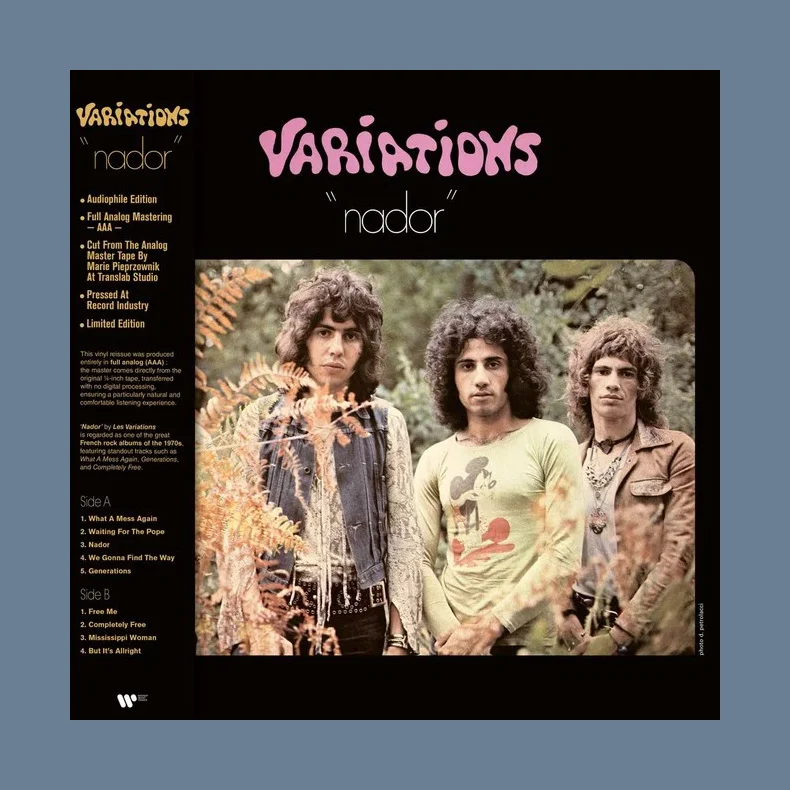 Nador- 2026 European WEA Records label 9-track LP Reissue - RSD2026