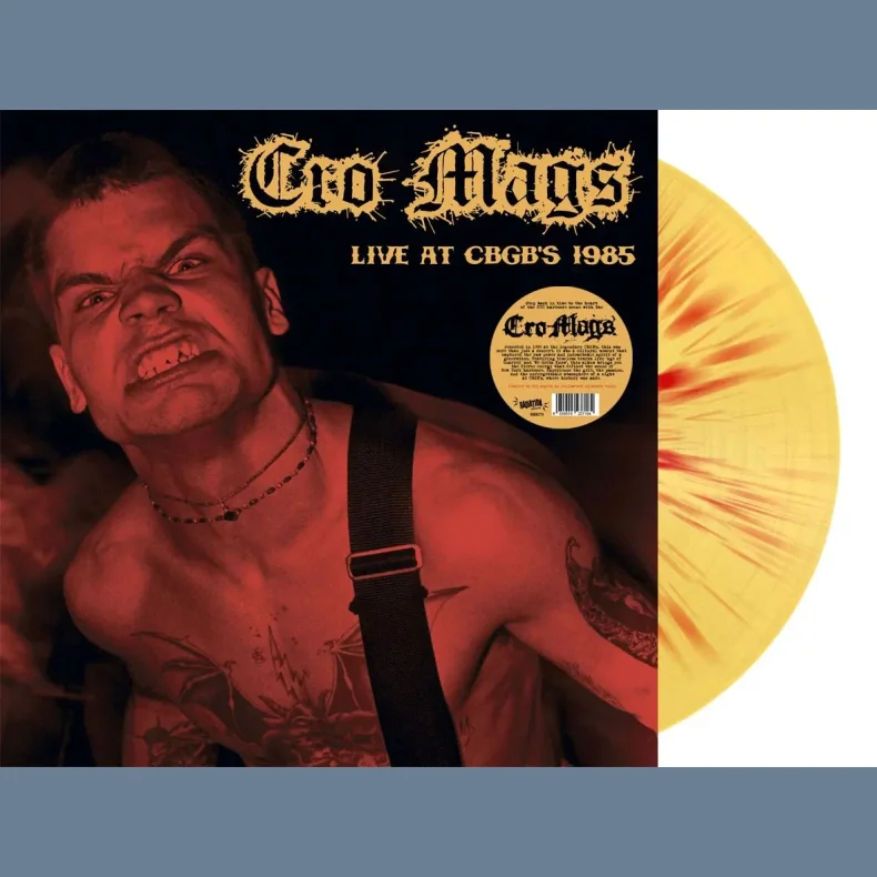 Live At The CBGB'S 1985 - 2026 European Radiation label yellow/red splatter 12-track LP - RSD2026