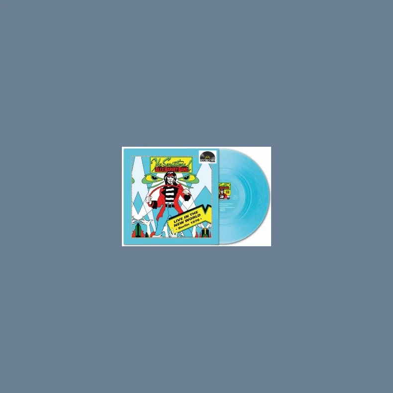 Live In The New World Berlin 1976 - 2026 UK Madfish label transparent turquoise 7-track LP - RSD2026