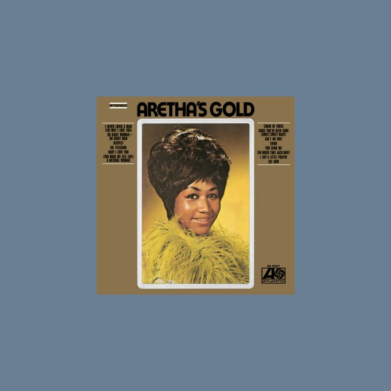 Aretha's Gold - 2019 European Atlantic Records Label Translucency Opaque Vinyl 14-track LP Reissue