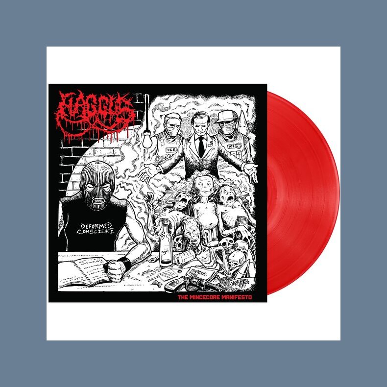 Mincecore Manifesto - 2026 US Tankcrimes label Red vinyl 8-track LP