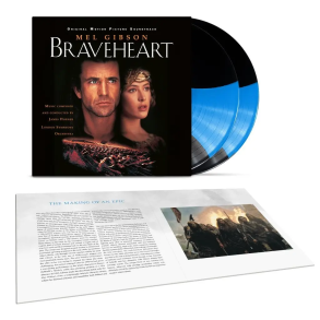 Braveheart - 2025 European Decca Record Label Black With Blue Streak Vinyl 18-track 2LP set Reissue