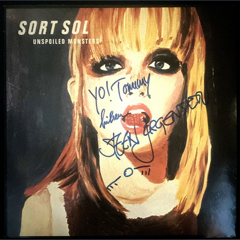 Unspoiled Monsters - Original 1996 Danish Columbia label 10-track LP - Autographed By Steen J�rgensen