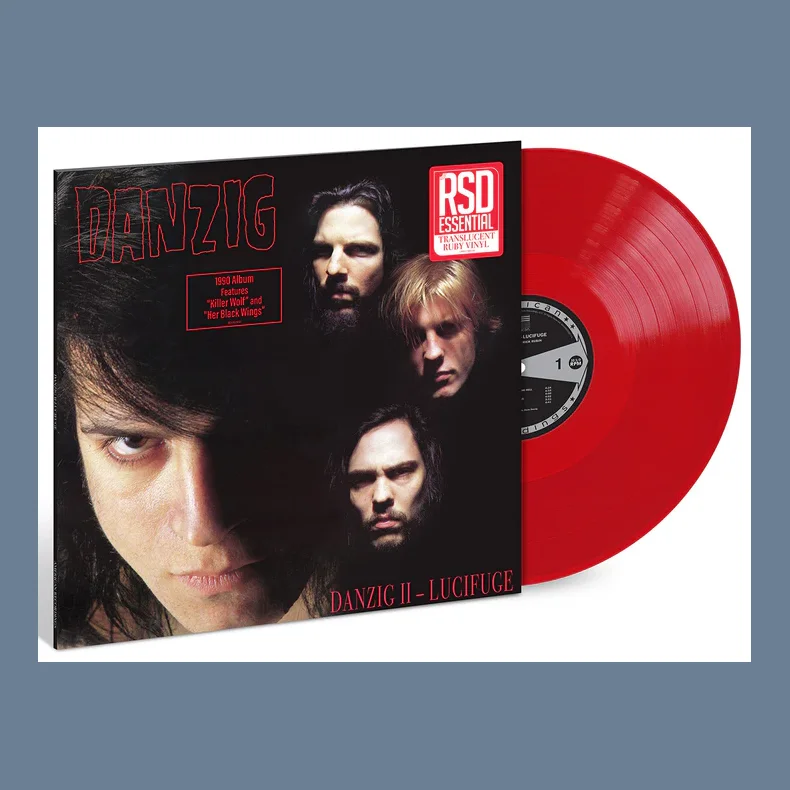 Danzig II: Lucifuge - 2026 European American label Translucent Ruby Vinyl 11-track LP Reissue - RSD2026