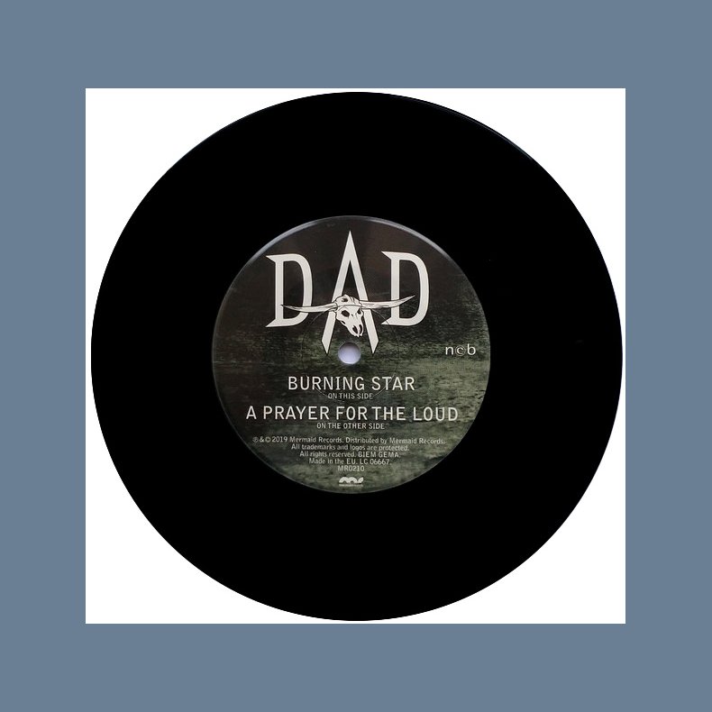 Burning Star - 2019 Danish Mermaid label Limited Edition 2-track 7"