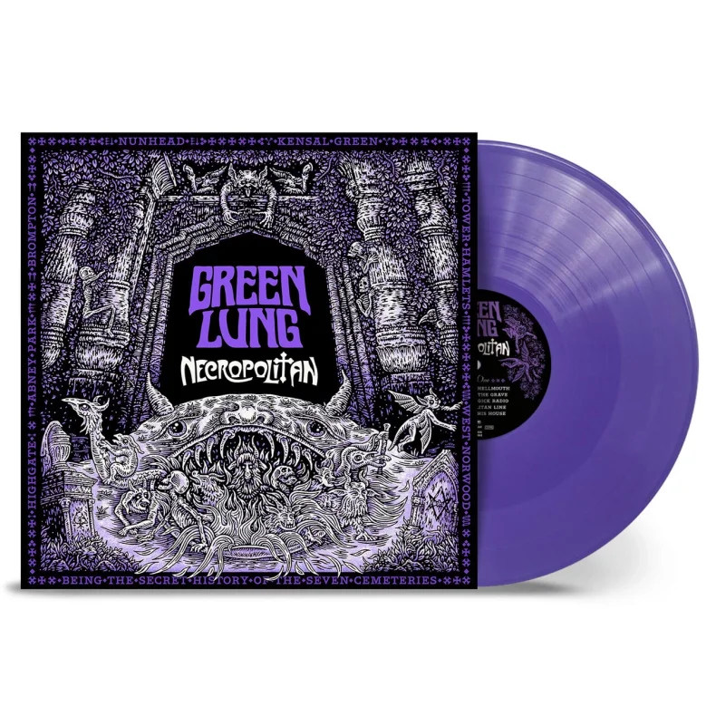 Necropolitan - 2026 European Nuclear Blast label Purple vinyl 9-track LP