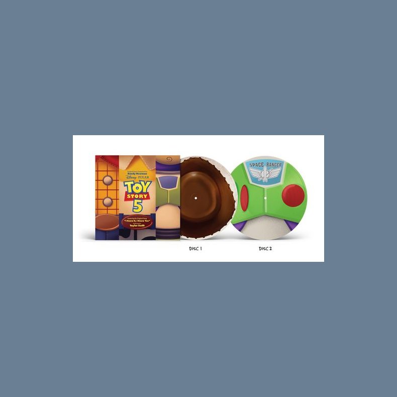Toy Story 5 - 2026 European Disney label Picture Disc vinyl 27-track 2LP set