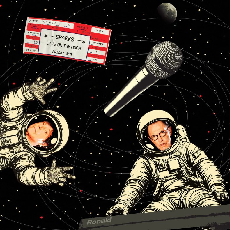 Sparks Live On The Moon - 2026 UK Transgressive Records Moon 20-track 2CD Set (Pre-Order)