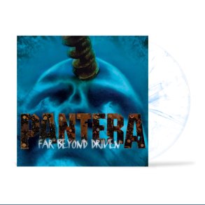 Far Beyond Driven - 2021 European Rhino Atlantic label White/Blue Marbled vinyl 12-track LP Reissue