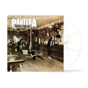 Cowboys From Hell - 2025 European ATCO label White/Brown Marbled vinyl 12-track LP Reissue