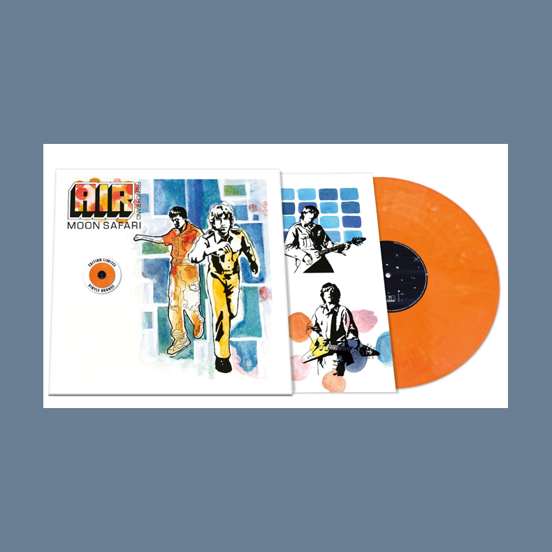 Moon Safari - 2026 European Parlophone label Orange Vinyl 10-track LP Reissue (Pre-order)