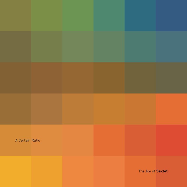The Joy of Sextet - 2026 UK Mute Records label The Joy of Curacao Vinyl 9-track LP