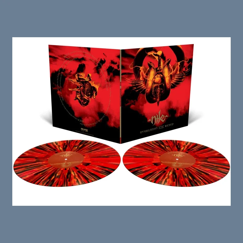 Annihilation Of the Wicked - 2023 US Relapse label Splatter vinyl 11-track 2LP set Reissue