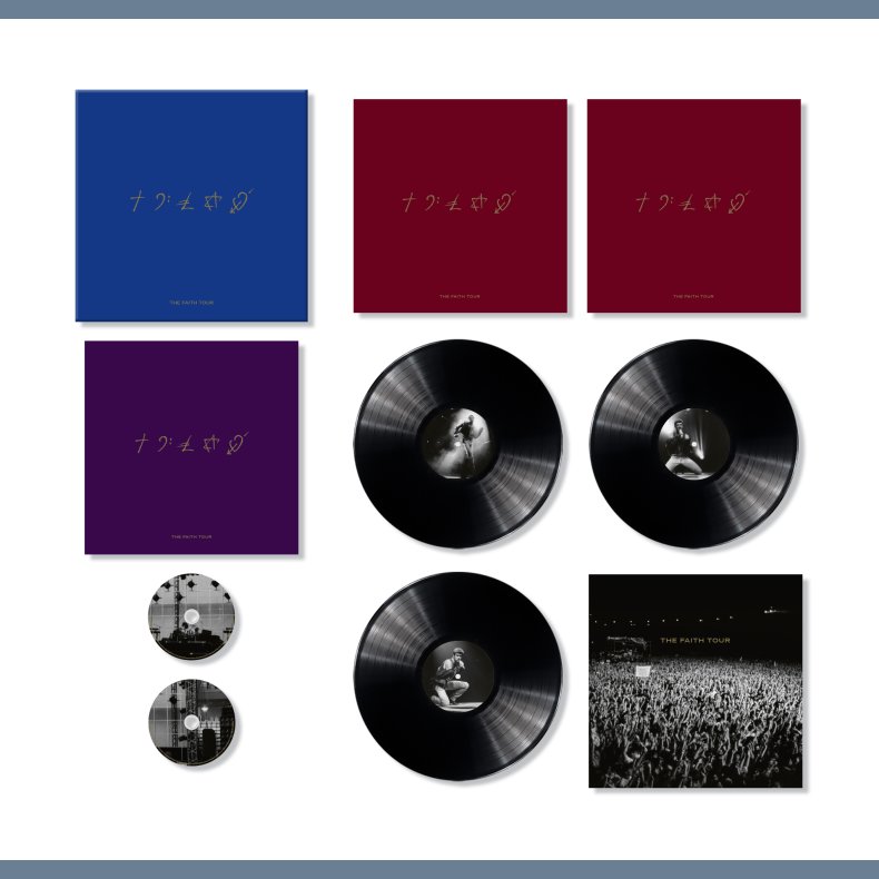 The Faith Tour - 2026 European Sony Music label 18-track 3LP+2CD set (Pre-Order)