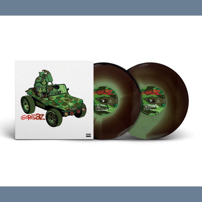 Gorillaz - 2026 European Parlophone label Marbled vinyl 16-track 2LP set Reissue (Pre-Order)