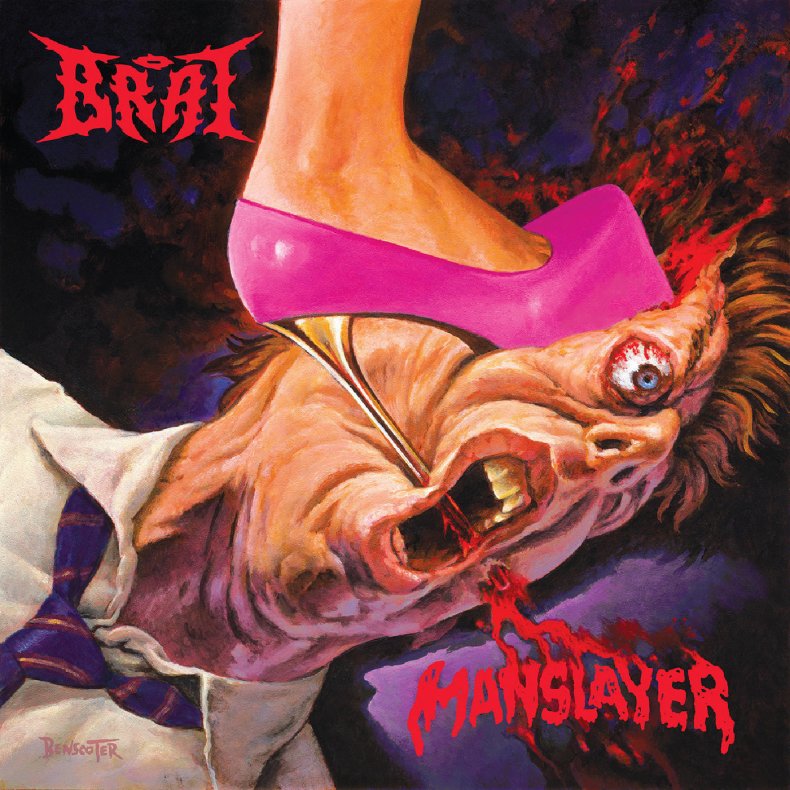 Manslayer - 2026 US Prosthetic Records Translucent Ruby Splatter Vinyl 17-track LP 
