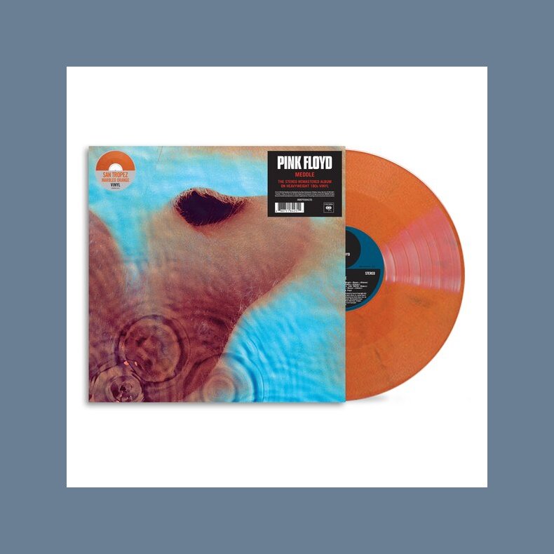 Meddle (NAD 2026) - 2026 European Columbia label Orange Marbled vinyl 6-track LP Reissue