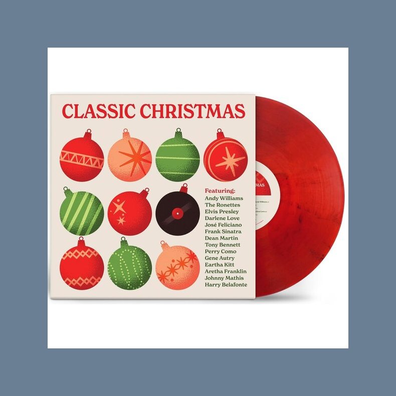 Classic Christmas - 2026 European Sony Music Legacy Recordings Red Vinyl 10-track Vinyl LP