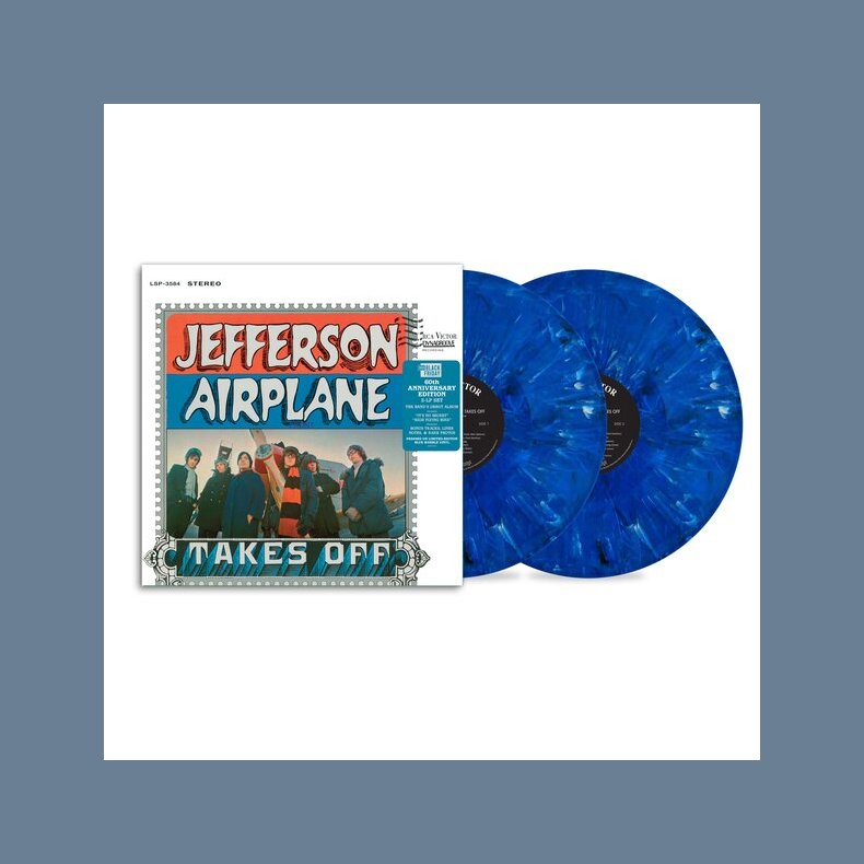 Jefferson Airplane Takes Off (60th Anniversary) - 2026 European RCA label Blue Marble vinyl 20-track 2LP set - Black Friday 2026