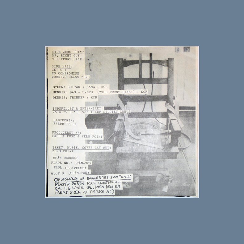 Mr. Right Guy/The Front Line b/w Get Out/ No Compromise/ Working Class Zero