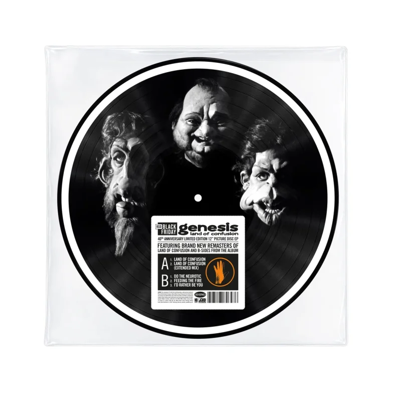 Land of Confusion - 2026 European Rhino/Atlantic Label - Picture Disc 5-track EP Single - Black Friday 2026
