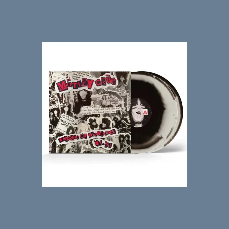 Decade Of Decadence 81-91 - 2026 European BMG label Black/White Marbled vinyl 15-track 2LP set - Black Friday 2026