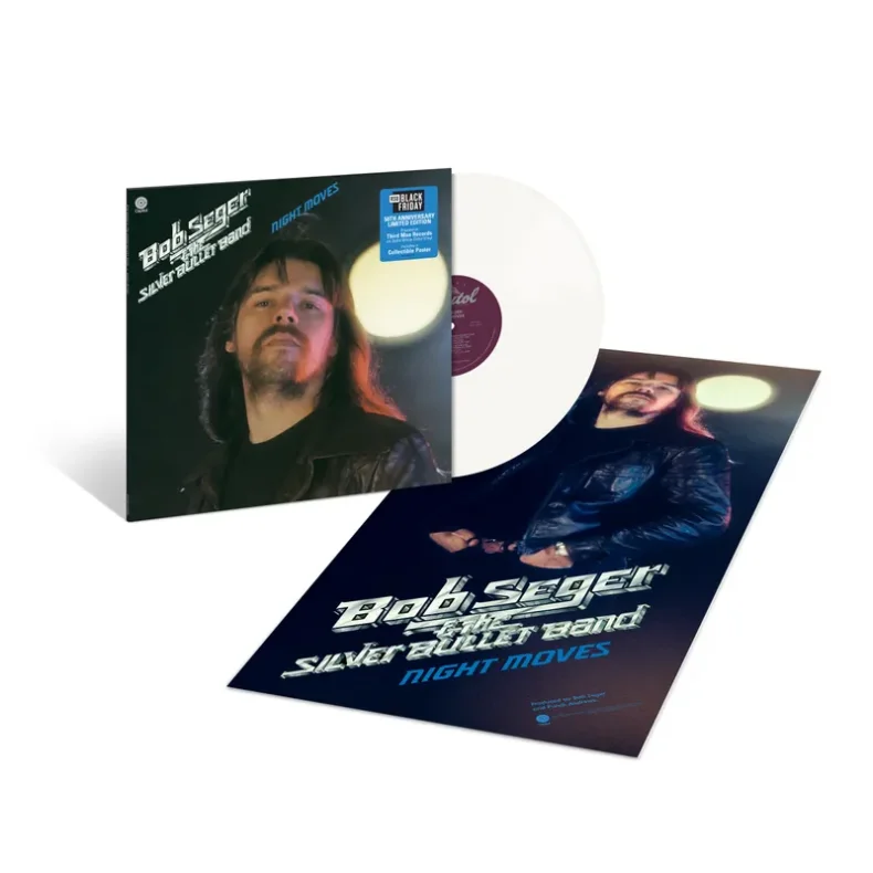 Night Moves (50th Anniversary) - 2026 European Capitol label White vinyl 9-track LP - Black Friday 2026