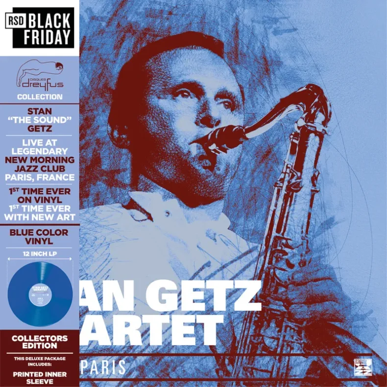 Live in Paris - 2026 USA Culture Factory label Blue vinyl 7-track LP - Black Fiday 2026